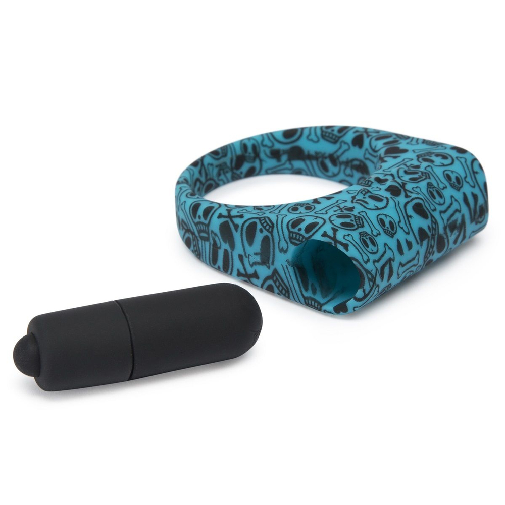 Бирюзовое эрекционное виброкольцо на пенис SILICONE LOVE RING (Цвет: бирюзовый)