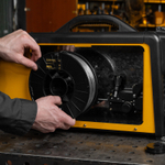 Порошковая проволока Е71TGS, диам. 0,8 мм, 5 кг, диам. катушки D200 Denzel