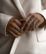 Кольцо узкое с кистью