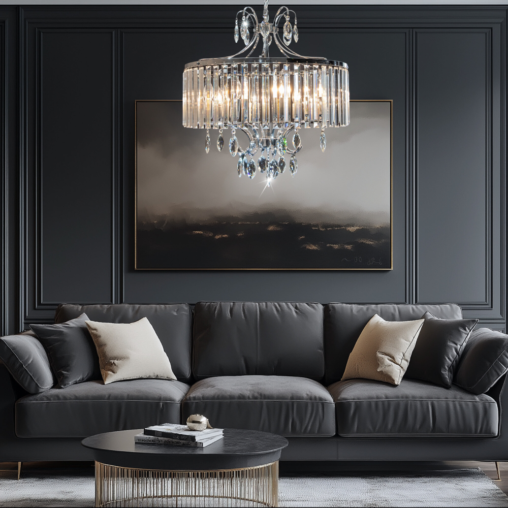 Citilux Инга CL335181 Люстра подвесная хрустальная Хром