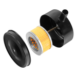 Компрессор воздушный BCV2200/100, ременный привод, 2.2 кВт, 100 литров, 370 л/мин Denzel