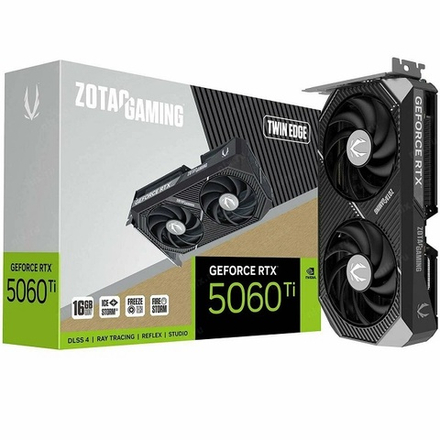 Видеокарта Zotac GeForce RTX 5060 Ti TWIN EDGE 16GB (ZT-B50620E-10M)