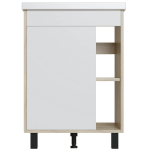 Тумба с раковиной МИЛТОН-60 Дуб сонома/белый