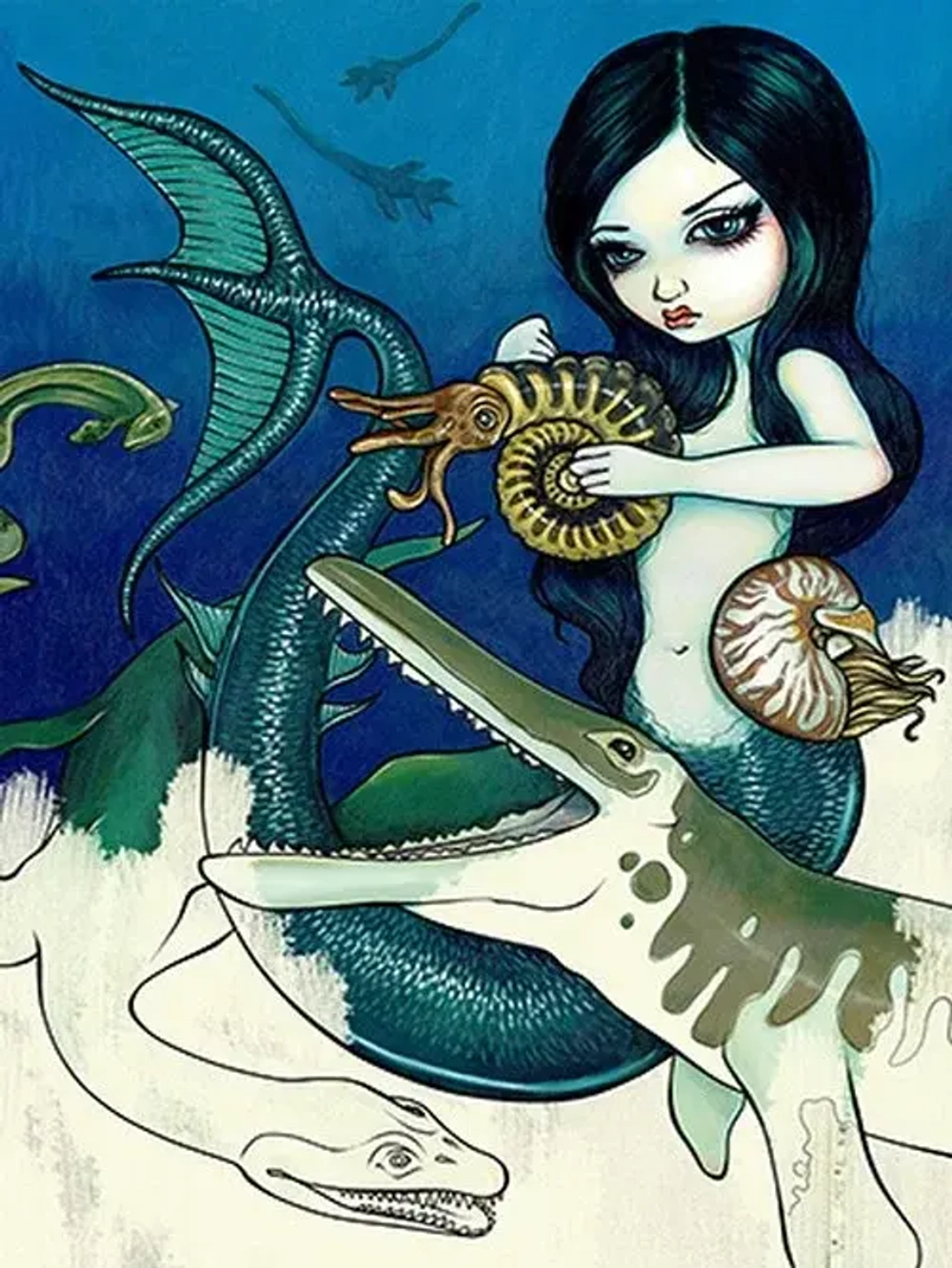 Jasmine Becket-Griffith Mermaids Coloring Book