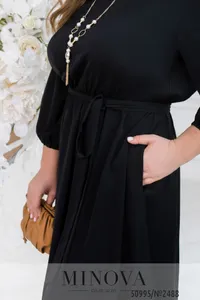 Платье 2488-черный Minova