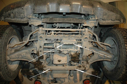 Защита картера Sheriff для Daihatsu Terios II (J200) Рестайлинг 2009- арт.31.1950