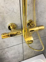 Душевая система с термостатом AltroBagno Costanza 030419 Or