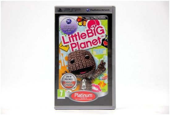 PSP Platinum LittleBigPlanet (Б/У, Полностью на русском языке, UCES-01264)