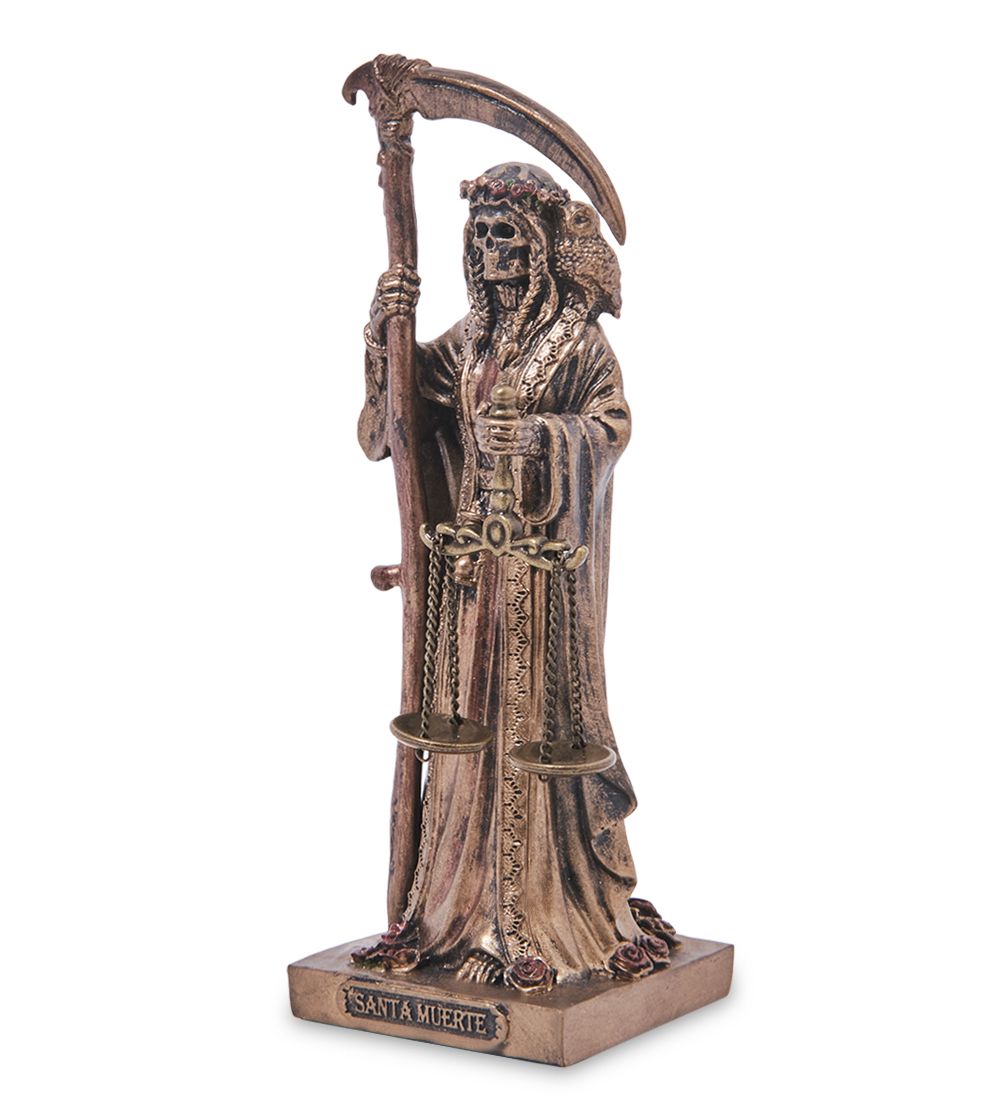 Veronese WS-1488 Статуэтка «Санта Муэрте с косой и весами»