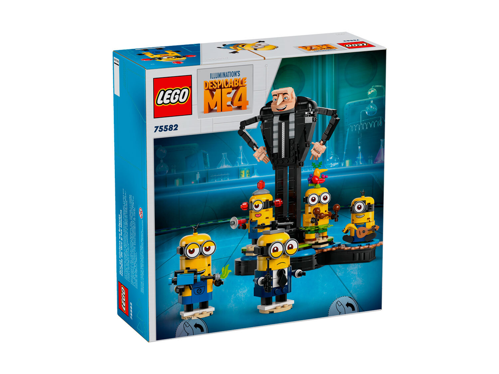 LEGO Minions 75582 «Грю и миньоны» — весёлый сет по мультфильму