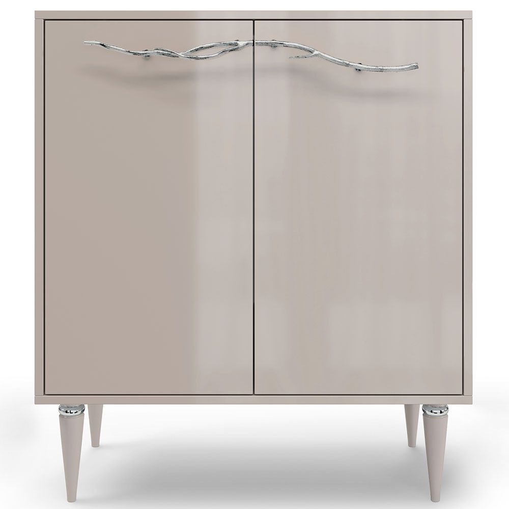 Комод Арт Колор Классик Сильвер с 2 полками Серый агат