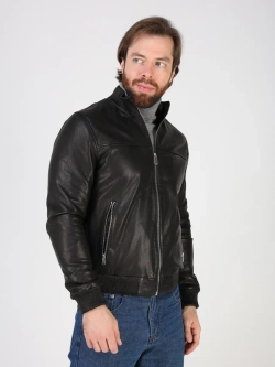 Кожаная куртка демисезонная