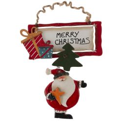 GAEM Изделие декоративное подвесное "Дед Мороз", L14 W0,5 H19 см, 4в.