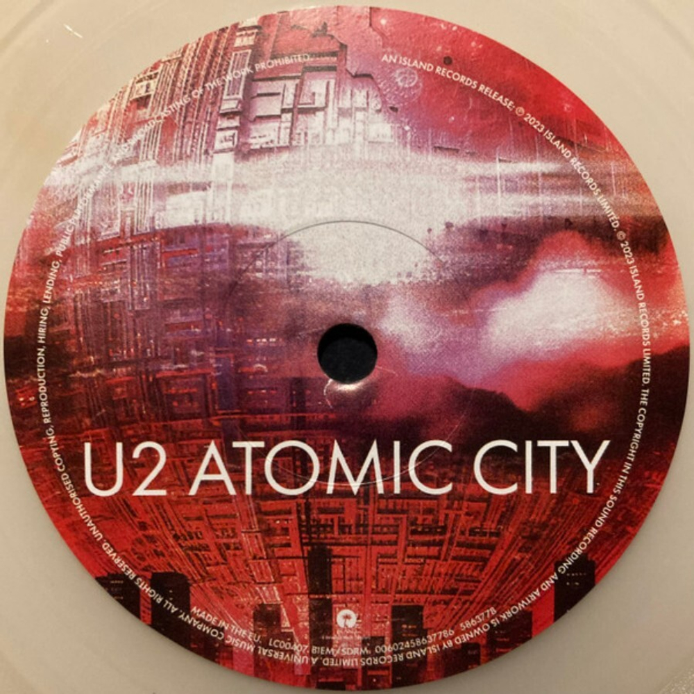 U2 / Atomic City (Coloured Vinyl)(7" Vinyl Single)