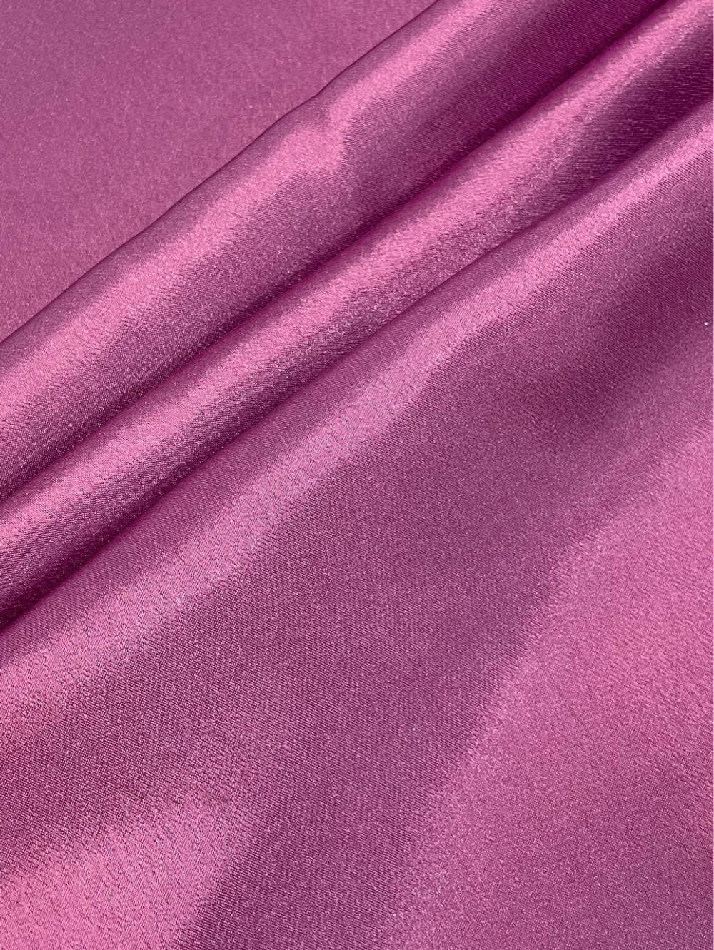 Ткань "Креп-сатин" (сиренево-фиолетовый)