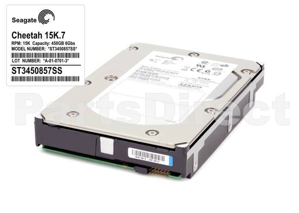 Жесткий диск Seagate ST3450857SS 450-GB 15K 3.5 6G SP SAS