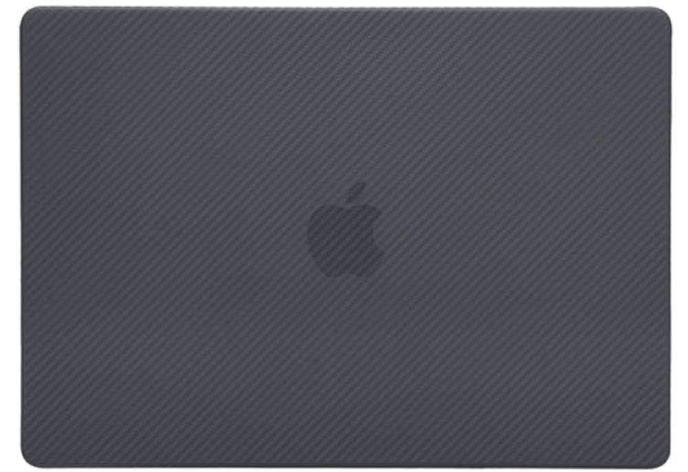 Чехол-накладка Kzdoo Air Carbon для Macbook Air 13.6" (2022) пластиковый (черный)