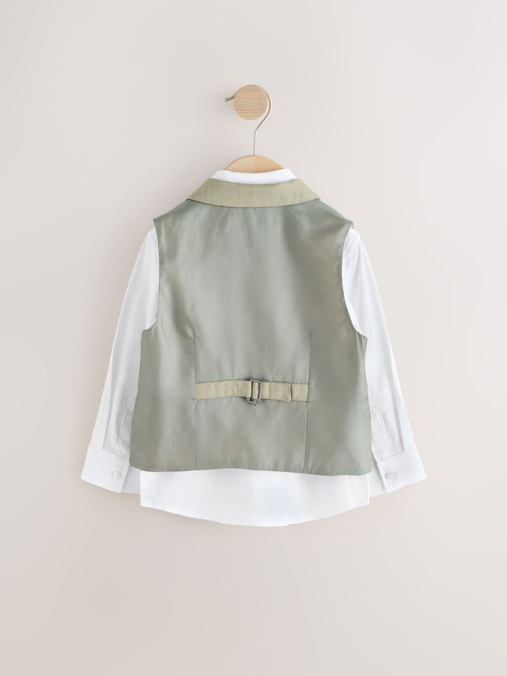 Комплект из трех предметов для мальчика Next E58-835, Зеленый, Белый