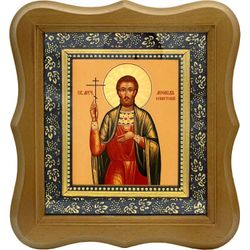 Леонид Египетский Святой мученик. Икона на холсте.