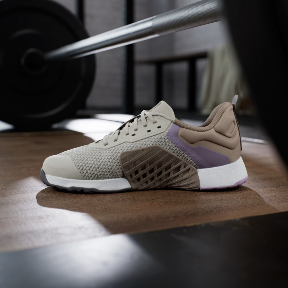 Кроссовки женские Adidas Dropset 3 (Серо-Коричневые)