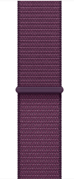 Apple Watch Series 10 46mm Rose Gold Aluminum Case with Plum Sport Loop (M/L)
