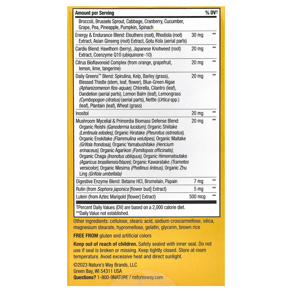 Nature's Way, Alive!, ультрамультивитамины для мужчин, 60 таблеток