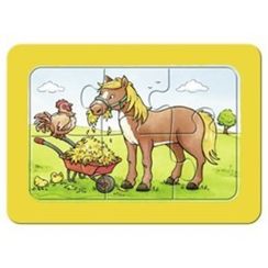 Puzzle Good Animal Friends 3x6 pcs