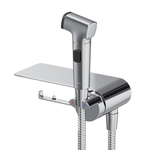 Набор: смеситель с полкой скрытого монтажа, гигиентическая лейка, шланговое присоединение с держателем AM.PM Func F0H8F900