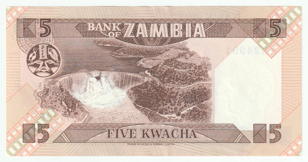 Zambia, 5 Kwacha, 1980 - 1988, UNC