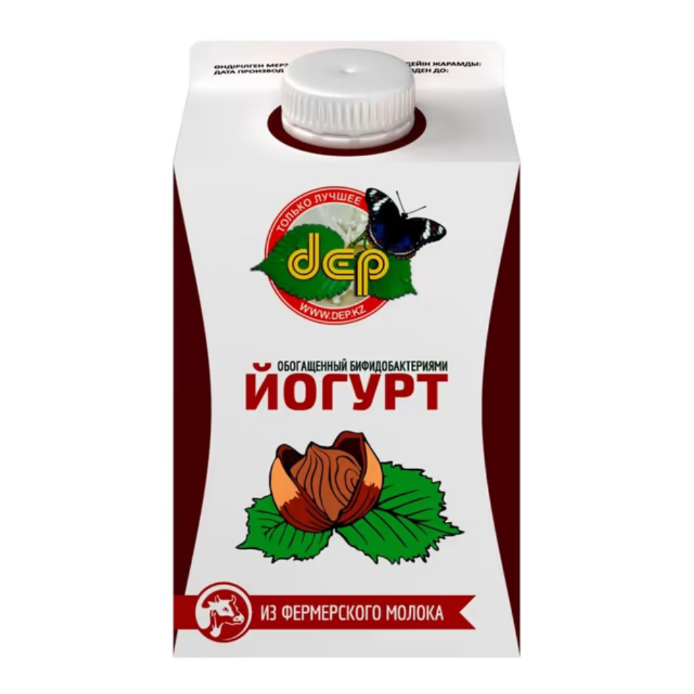 Йогурт Деп Лесной орех 2,5% 500 гр