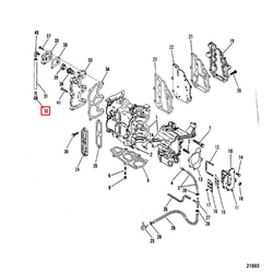 Фитинг (контроль охлаждения) MERCURY 6-250 (Quicksilver)