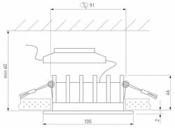 Встраиваемый светильник Elektrostandard Combi a069006