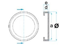 A2 Резиновая накладка для двухстоечных подъемников АТИС