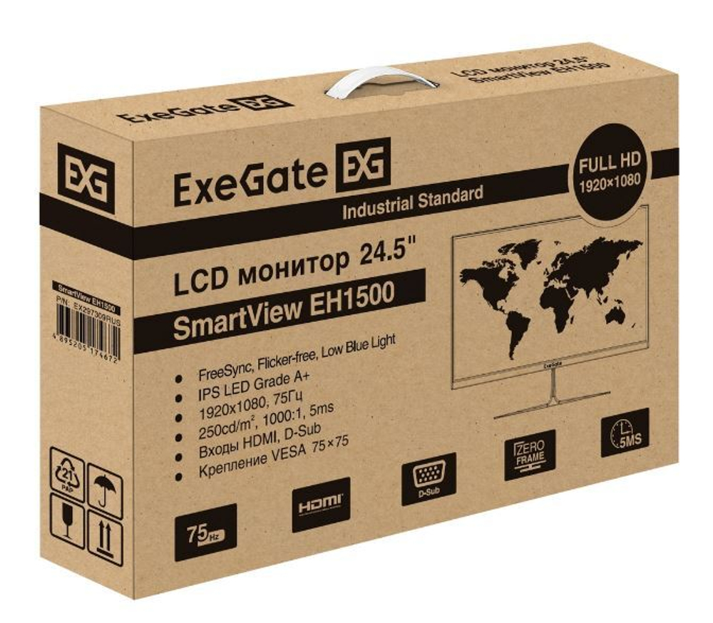 Монитор 24,5" Exegate SmartView EH1500