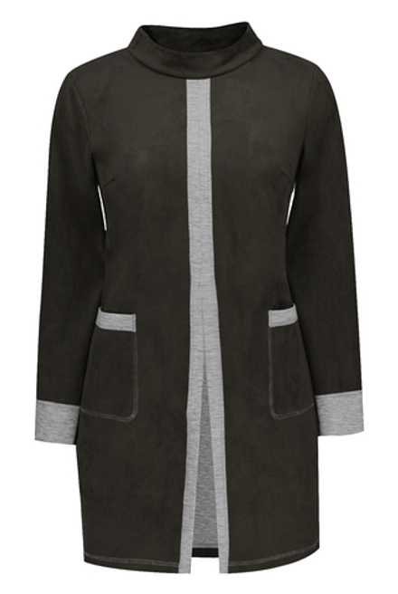 Платье-туника 1736ЮПА, коричневый #257Крч211736ЮПА