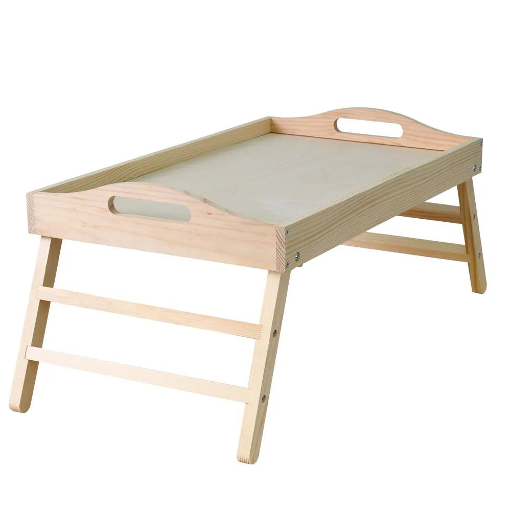 Столик для завтрака в постель, 53х32х24, Lazy Sunday, стол для ноутбука, поднос, деревянный, для кухни, Dipriz