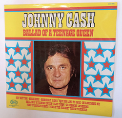 Винтажная виниловая пластинка LP Johnny Cash Ballad Of A Teenage Queen (UK 1974)