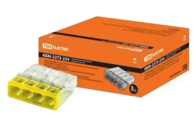 Строительно-монтажная клемма КБМ-2273-234 (2,5мм2) с пастой (130 шт) TDM SQ0517-0113