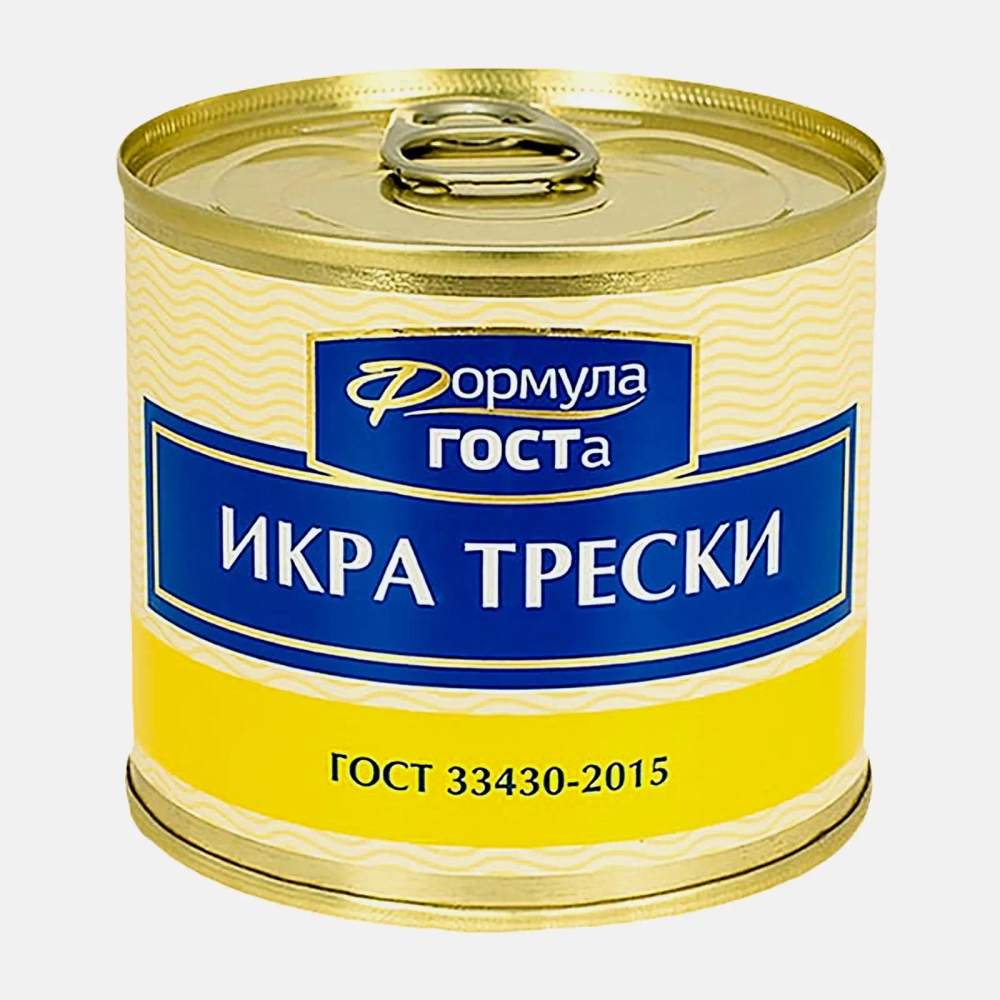 Икра трески Формула госта 220г