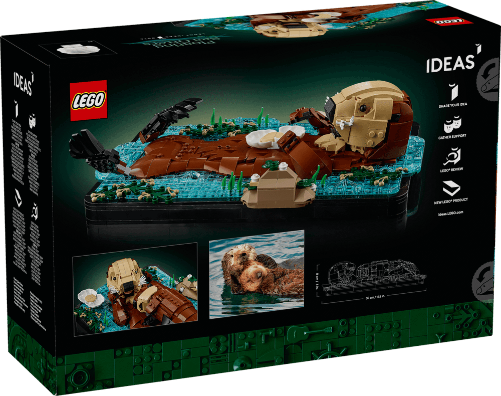 Конструктор LEGO Ideas 21366 Floating Sea Otters