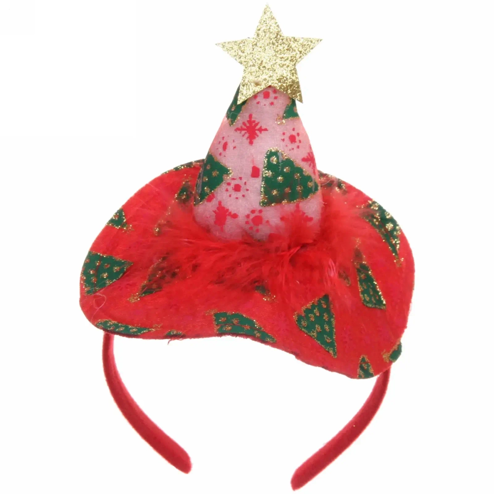 Ободок карнавальный с подсветкой «Колпак с звездой»