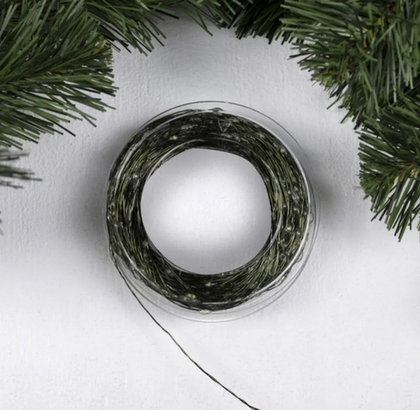 Гирлянда Роса на зеленом проводе