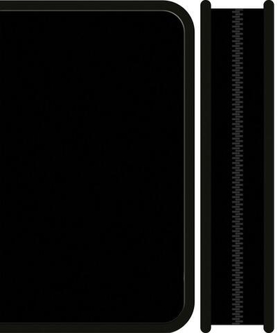 Пенал 1 секц. большой 190/115 "Черный 2025" (Пчелка)