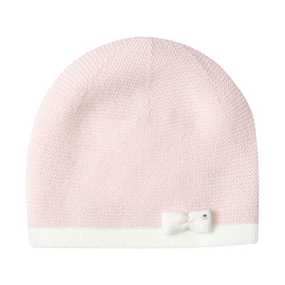 Шапочка из мериносовой шерсти (Светло-Розовый)