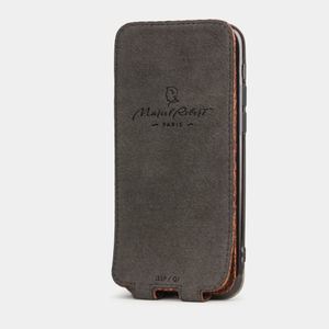 Чехол для iPhone 11 Pro из натуральной кожи питона, цвета Коньяк