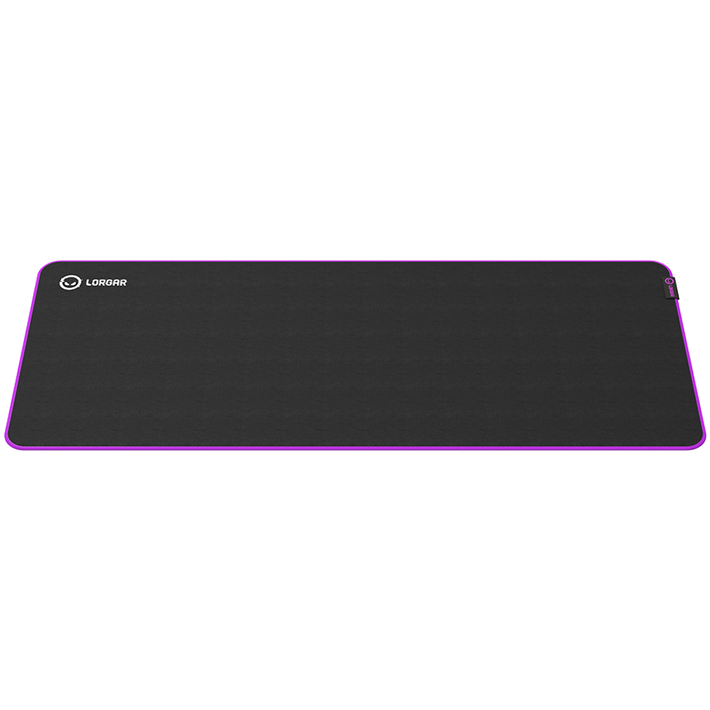 Lorgar Main 319, Gaming mouse pad, High-speed surface, Purple anti-slip rubber base, size: 900mm x 360mm x 3mm, weight 0.6kg