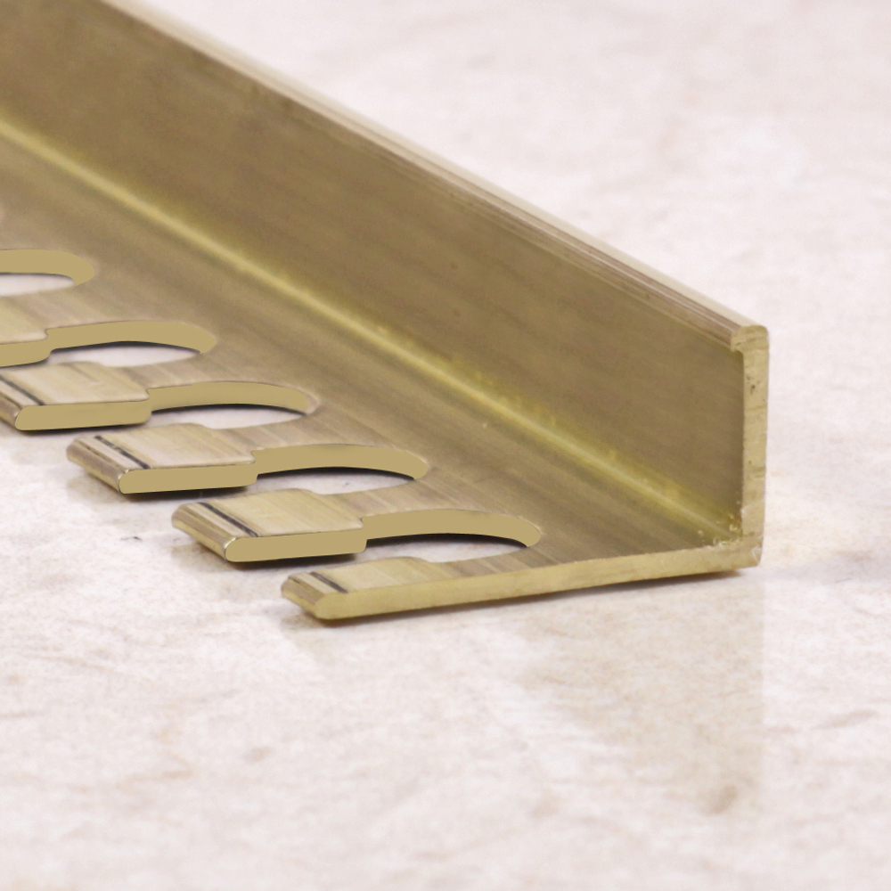 Латунный браш полированный профиль ЛПО-Г8 2700 мм