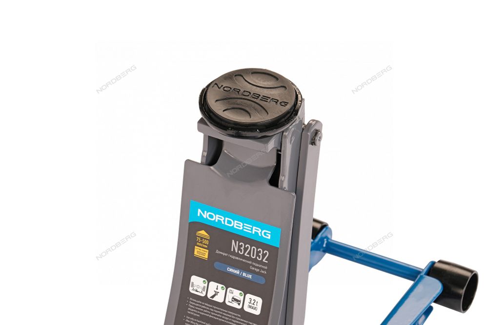 NORDBERG (N32032) Домкрат подкатной 3,2 т, супернизкий подхват, педаль