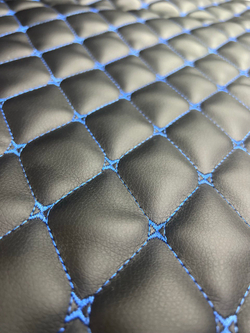 Коврик под рычаги КПП УАЗ 452, 3303 (синяя нить Бабочка)