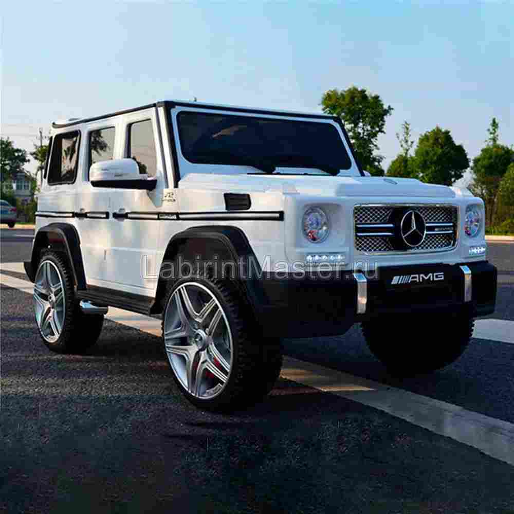 Детский электромобиль "Mercedes-Benz AMG-G 65" белый